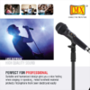 Mx Dynamic Mic Cardioid Vocal Multi-purpose Microphone With Xlr To 1/4 Cable Used For A Variety Of Events Including Spoken Word Presentations, Karaoke And Instrument Use Mx-SV200 - Image 4
