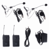 Mx Dual Lapel Wireless Microphone System – Uhf Wireless Microphone Fixed Frequency For Party, Wedding Host,business Meeting & Multi-purpose Mx-xr 40 Plus LL - Image 4