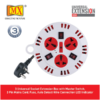 Mx 3 Outlet Universal Sockets Spike Guard Extention Box With Individual Socket Switch Fuse Protection-3 Pin Power Cord Mx-1151 Mx-1159 Mx-1167 - Image 5