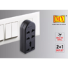MX 3 Way Universal Adaptor (3-pin) With Indicator MX-2712 - Image 5