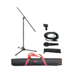 Superlux Microphone Package with Stand and Carry Bag – Complete Solution for Performances Studio Sessions and On-the-Go Recording MSKA