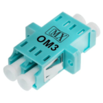 MX LC Duplex Adaptor OM3 Aqua Blue MX-1854B