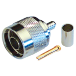 MX N Type Male Connector Crimping Type W/Teflon (Reverse Polarity) For Rg-58u 59u 174u & 213u MX-2536