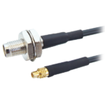 MX MMCX Male Gold Plated To SMA Female Bulkhead Cord 1.5 Mtr (174u) MX-2882