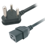 MX 3 Pin AC Female (IEC-320 C19) Server Power Cord (16amps) 3x1.5mm 2 O.D. 8.5mm MX-3005