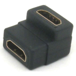 MX HDMI Female To HDMI Female Adaptor – Right Angle – Gold Plated MX-3460