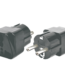 MX India (Universal Socket) To Europe (Schuko) Type E/F Travel Adapter Conversion Plug ROHS Compliant Black Color Grounded 3-Pin Plug MX-3462 ITGLOBAL