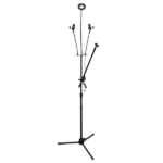 MX Microphone / Mobile Phone Floor Stand With Led Selfie Light For Live Video And Makeup MX-3465J
