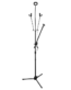 MX Microphone / Mobile Phone Floor Stand With Led Selfie Light For Live Video And Makeup MX-3465J