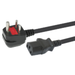 MX 3 Pin Indian – South African Plug With Fuse Power Supply Cord 3x1 SQ MM (5 Amp) 1.5 Mtr MX-3990