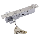MX Total Secure Sturdiness Electric Bolt With Cylinder & Keylock MX ACL-9B-CL