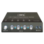 MX 4 Way Multiplexer Upto 650 Mtrs On A Single Coaxial Cable – Video & Data Transmission – Superimpose Device MX CO-02