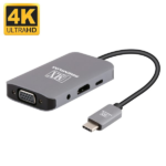 MX Premium Type C To HDMI / VGA / Audio/ Type-C Charging Adapter MXP-5106-HVAC