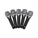 Superlux Vocal Dynamic Microphone: Set of 5 Microphones PRAD5