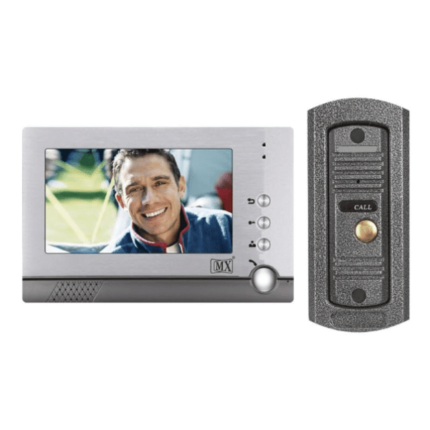 MX Video Door Phones for Home Door Access Control System Smart Home Security DIY Alarm System DIY Home Video Doorbell with Digital Screen VDP-04 + VDP 01 ITGLOBAL