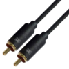 MX Single RCA Male To Single RCA Male Cord Slim Type Gold Plated MX-4071