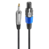 MX 4 Pin Mic & Speaker Male / P-38 Mono Male Cord 1.5 Mtr MX-3793