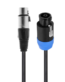 MX 4 Pin Speakon Male / 3 Pin Mic Ext Female Connector XLR Cord - 1.5m MX-3792 itglobal