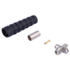 MX SMA Female Connector Crimping Type 2 Holes Panel Mntg W / Teflon For Rg-58u W/ Boot MX-2436