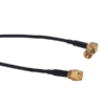 MX SMA Male Straight To SMA Male Right Angle Cord 1.5mtr (Gold Plated Connector) MX-2400