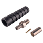 MX SMA Female Connector Crimping Type With Teflon For RG-58 Cable With Boot MX-1143
