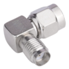 MX SMA Male To SMA Female Right Angle Adaptor MX-2136 - Image 2