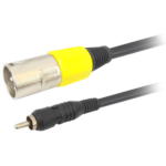 MX RCA Plug To MX XLR 3 Pin Mic Connector Cord MX-1124