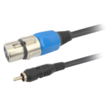 MX RCA Plug To 3 Pin Mic Extension Socket XLR Cord MX-1125
