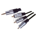 MX 4 Pole EP Stereo Plug To 3 RCA Plug Cord (Digital) For Sony (Tip Gold Plated) MX-1194