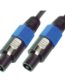 MX 4 Pin Speakon Mic Male Connector To MX 4 Pin Mic Speakon Male Connector Cord MX-1495