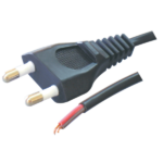 MX 2 Pin Mains Cord 1.8 Meters 10/38 Swg Matt -Economy MX-217B