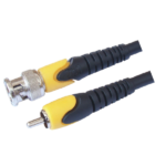 MX BNC Male Plug To RCA Male Plug Cord Molded MX-233