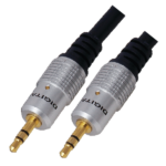 MX EP Stereo Plug 3.5 MM To MX EP Stereo 3.5 MM Cord Gold Plated Aux Cable MX-2384