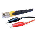 MX BNC Male Plug To Crocodile Clip Cord Molded MX-243