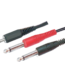 MX EP Stereo Plug 3.5 MM To 2 P-38 Mono Plug Cord MX-244 itglobal