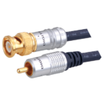 MX BNC Male Plug To RCA Male Plug Cord (Digital & Home Theatre Cable) MX-2564