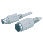 MX 6 Pin Mini Din Plug To MX 5 Pin Socket Cord- 2 Feet MX-275