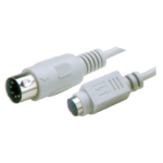 MX 5 Pin Din Plug To MX 6 Pin Mini Din Socket Cord – 2 Ft MX-276