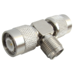 MX T Connector For 2 TNC Male To TNC Female Connector With Teflon MX-2904