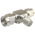 MX T Connector SMA Female To 2 SMA Male Connector With Teflon MX-2914