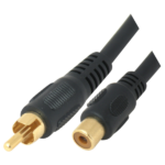 MX RCA Male To RCA Female Socket Cord 6mm – 0.203 3 Mtr MX-3332 itglobal
