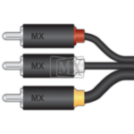 MX 3 RCA Plugs To 3 RCA Plugs Composite Cord MX-3381