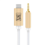 MX USB Type-c To 3.5mm EP Stereo Male Car Stereo Aux Cable 1 Meter MX-3754