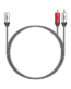 MX EP 3.5 MM Stereo Female To 2 RCA Male Cable 0.5 Mtr MX-3894 ITGLOBAL