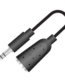 MX EP Stereo Male 3.5mm To 2 X EP Stereo Female 3.5mm Cord 0.2 Meters MX-3899 itglobal