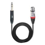 MX P-38 6.35 MM 1/4 Inch Stereo Male To 3 Pin XLR Female Cord MX-3928