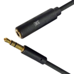 MX EP 3.5 MM Stereo Male To EP 3.5 MM Stereo Female Cord (Slim Type) Gold Plated MX-4069