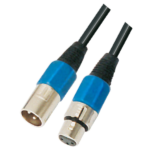 MX XLR 3 Pin Mic Connector To XLR 3 Pin Mic Extension Socket Cord MX-596