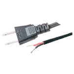 Mx 2 Pin Mains Cord (flat Pin) 14/38 Swg 1.8 Mtr Mx-646