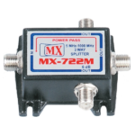 MX 3 Way Splitter With Power Pass MX-722M